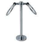 Allied Brass 953 Style 2 Ring Guest Towel Holder   Satin Brass By 