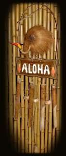 ALOHA WIND CHIME   40 BAMBOO   TROPICAL RELAXATION  