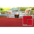   Open Grid 12 x 12 Deck and Garage Tile   Bright Red, Pack of 40