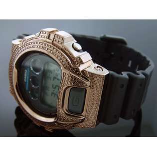 Mens Casio G Shock 0.15CT Diamonds Brown Watch 6900  AquaCrown 