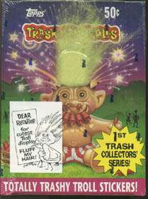 Trash Can Trolls Stickers 1992 Topps Box 36 Packs #350  