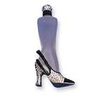 goldia Crystal and Black High Heel Shoe Perfume Atomizer