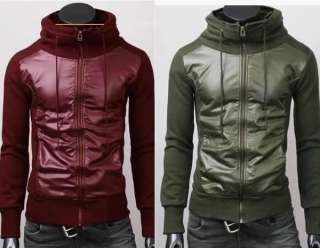  Mens Slim Sexy Top Designed Hoody Jacket Coat M L XL XXL  