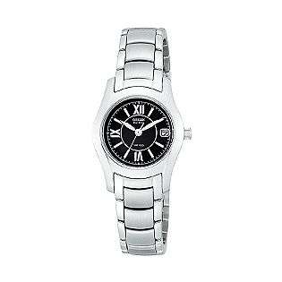   Eco Drive Watch with Black Dial  Citizen Jewelry Watches Ladies
