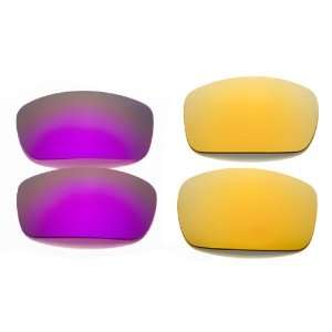   Polarized 24K + Purple Lenses For Oakley X Squared