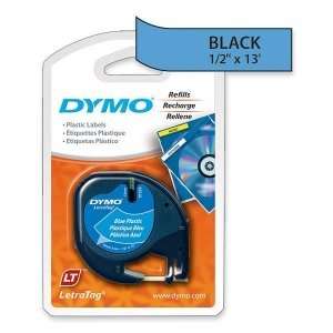  Dymo 91335 LetraTag Tape Cassette. 91335 BLACK PRINT 