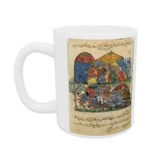  Al Hariri (1054 1121) c.1240 (vellum) by Persian School   Mug