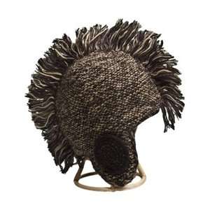  Hat Mohawk Punk Style 100% Wool with Fleece Everything 