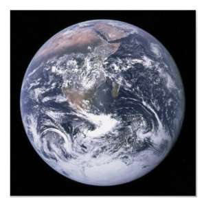  Earth, the Big Blue Marble Poster