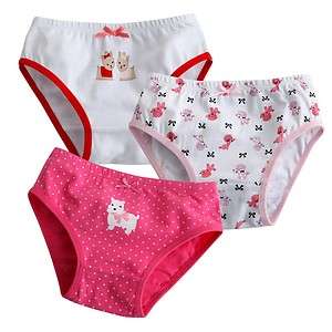 NEW Vaenait Baby Girl 3 pack of Underwear Briefs Pantie Set  Puppy 