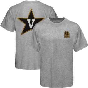   ESPN Vanderbilt Commodores SEC Seal T Shirt   Ash