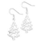 Jewelry Adviser earrings Sterling Silver Christmas Tree Earrings