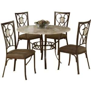  Brookside Round Table 5 Piece Dining Set HLA190 Office 