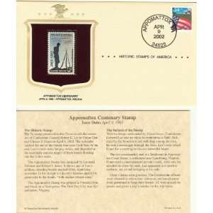  Historic Stamps of America Appomattox Centenary Stamp 