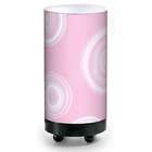Illumalite Designs Pink Circles Accent Table Lamp