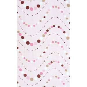  The Rug Market Kids Dot Mania Pink 12364 Pink and Brown 