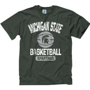   State Spartans Dark Green Youth Ballin T Shirt