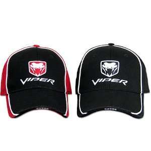Dodge Viper Embroidered Mens Twill Hat Black  Sports 