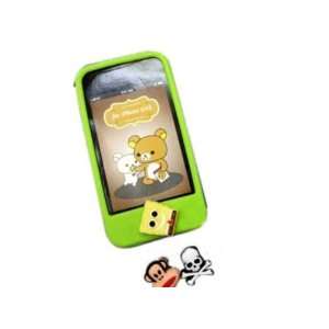   3pcs 3D Cartoon Buttons for iPhone 4 4G 4S Cell Phones & Accessories
