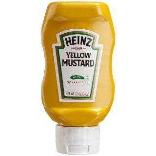 Heinz Yellow Mustard Upsde Down 17 oz. (3 Pack)  Grocery 