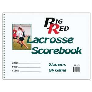 Womens Big Red Lacrosse Scorebook