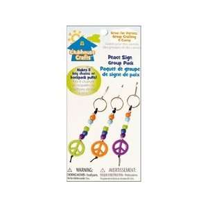  Sulyn Clubhouse Crafts Keychains Peace Sign GrpPck Arts 