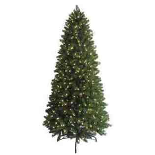   ft. LED Pre Lit Nordic Pine Tree with EZ SHAPE Warm White 