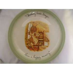Holly Hobbie Plate 10 Collectors Edition ; Nothing lasts longer 