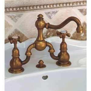   quot royale quot 2 hole Basin Set Without Waste HER3003 Satin Nickel