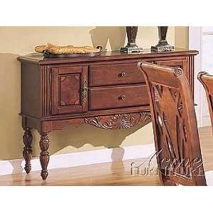   Furniture Cherry Finish Dining Room Sideboard 06396