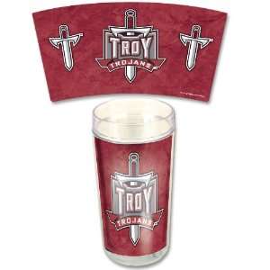  NCAA Troy State Trojans 24 Ounce 2 Pack Tumblers Sports 