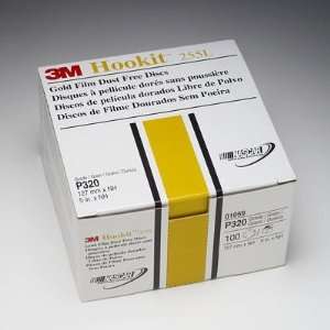 3M(TM) Hookit(TM) Gold Film Dust Free Disc 255L, 5 in x NH Die# 500FH 