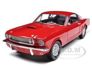 1966 SHELBY MUSTANG GT350 FASTBACK RED 1/18 MODEL CAR  