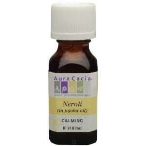  Aura Cacia Essential Oil Calming Neroli in Jojoba 0.50 oz 