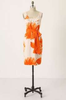 Anthropologie   Orange Blossom Dress  