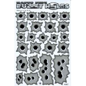  Rapid Fire Bullet Holes Vinyl Decal Sticker Sheet A05 
