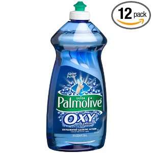 Palmolive Ultra Dish Liquid, Oxy Plus, Alpine Purity, 25 Ounce Bottle 