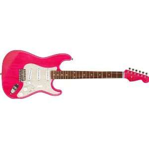  Fender Japan Stratocaster 62 Ash Transparent Pink 