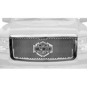 Putco 52196 Harley Davidson Punch Mirror Grille Insert With Bar And 