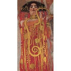   Hygieia (Detail From Medicine) by Gustav Klimt 20x40