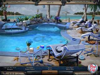 more than 2,300 hidden objects in 28 tropical settings Play three game 