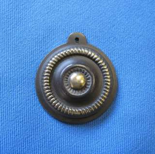   BED   BOLT COVER   Solid Stamped Brass , New Old Stock #4  