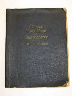 Official Paved Road and Commercial Survey of the United States 