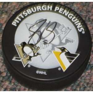 Sidney Crosby Pittsburgh Penguins Signed Puck Jsa Coa  