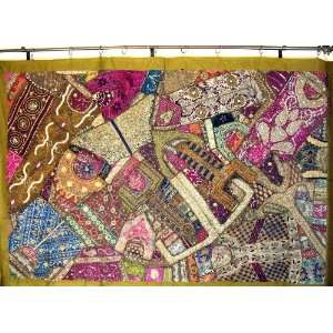  Khaki Decorative Ethnic Huge Wall Decor Tapestry Throw 