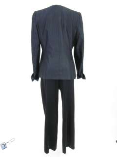 GIORGIO ARMANI Blue Jacket Blazer Pants Suit Sz L  