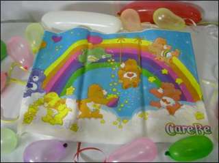 Care Bear Rainbow Party Supplies Tablecloth & More  