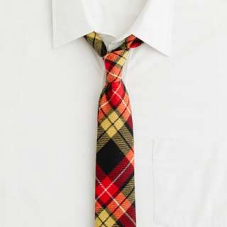 Decadent red tartan tie   wool ties   Mens ties & pocket squares   J 
