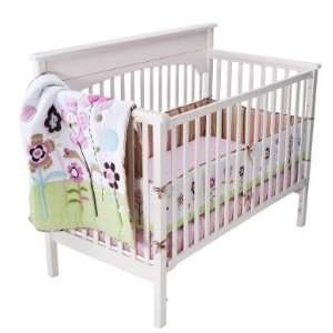 NIP 3 Pcs Circo Flowers Girl Baby Bedding Nursery Crib Set Infant Pc 