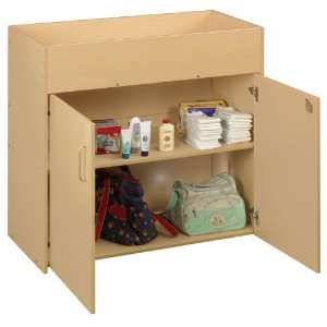  Infant Changing Table with Lockable Doors Baby